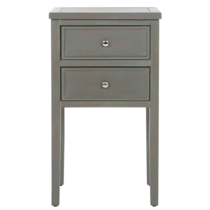 Gray Elm Mirsade Traditional Accent Table