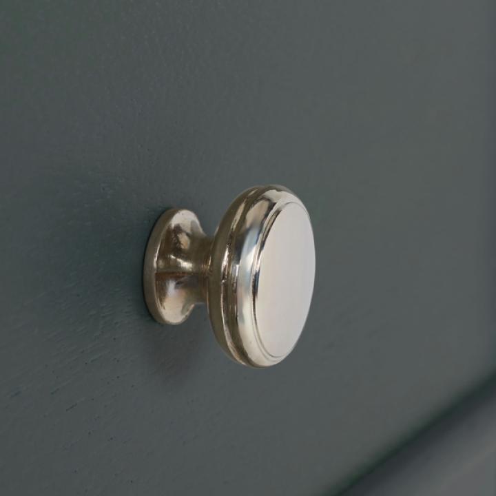 Navy Pine Mirsade Traditional Accent Table