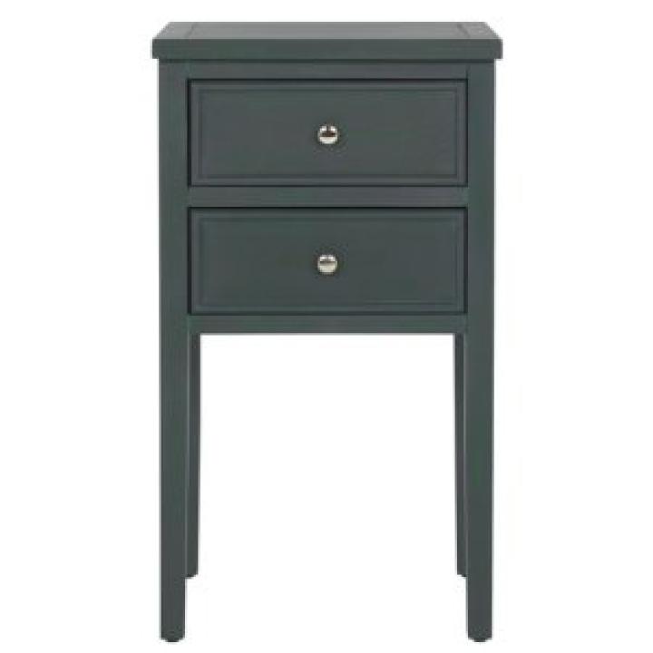 Navy Pine Mirsade Traditional Accent Table