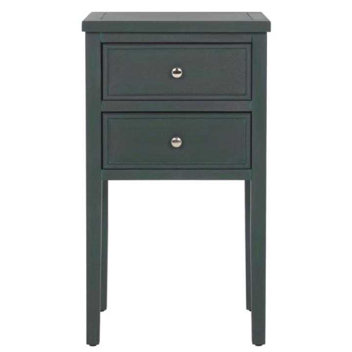 Navy Pine Mirsade Traditional Accent Table