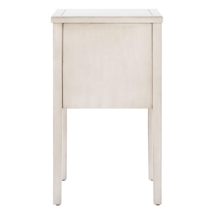 Ivory Poplar Mirsade Traditional Accent Table