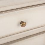 Ivory Poplar Mirsade Traditional Accent Table