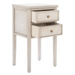 Ivory Poplar Mirsade Traditional Accent Table