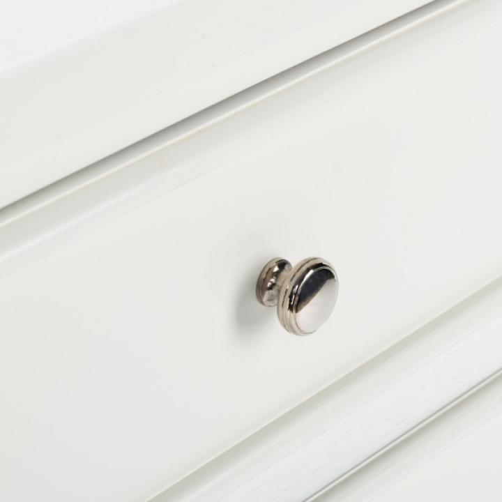 White Poplar Mirsade Traditional Accent Table