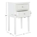White Poplar Mirsade Traditional Accent Table