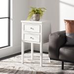 White Poplar Mirsade Traditional Accent Table