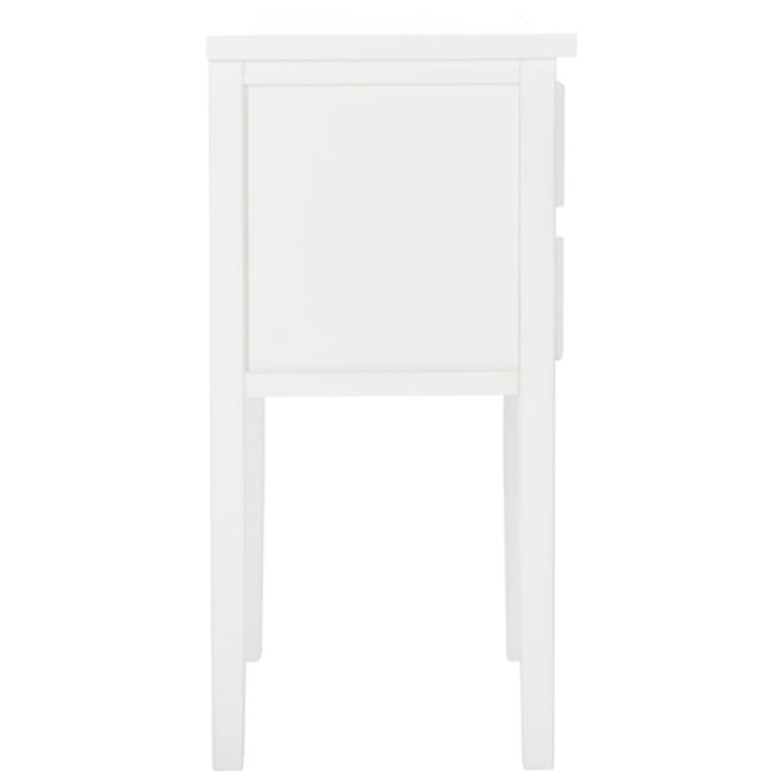 White Poplar Mirsade Traditional Accent Table