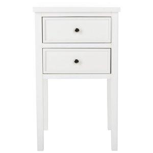 White Poplar Mirsade Traditional Accent Table