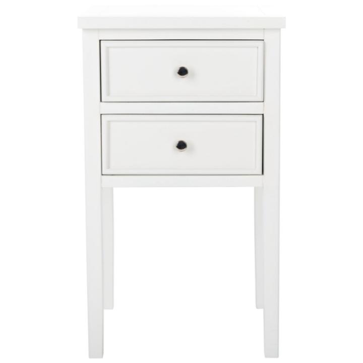 White Poplar Mirsade Traditional Accent Table