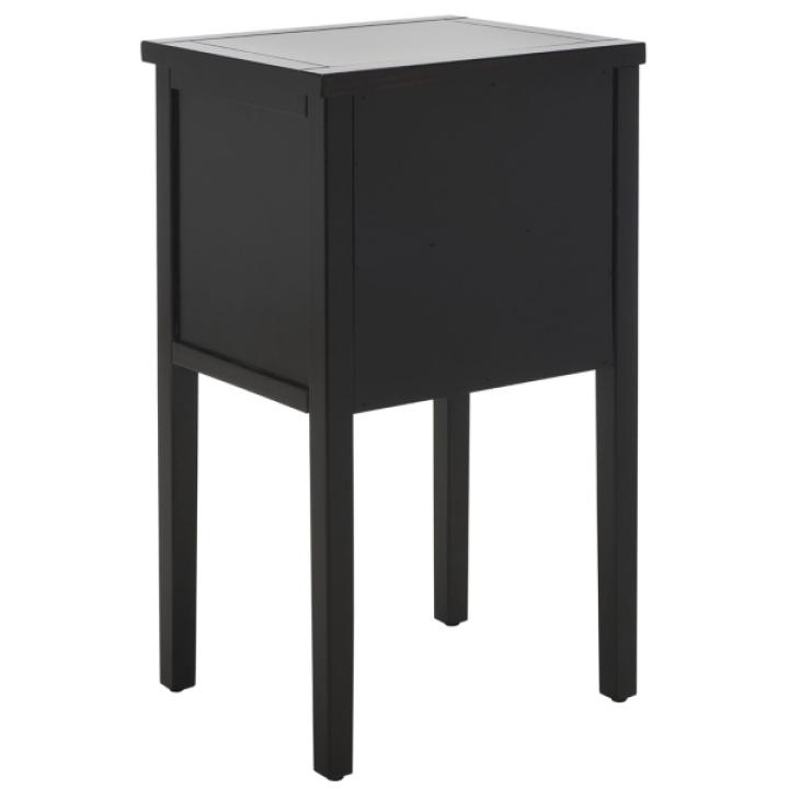 Black Bayur Mirsade Traditional Accent Table
