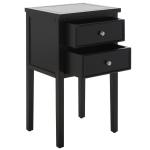 Black Bayur Mirsade Traditional Accent Table