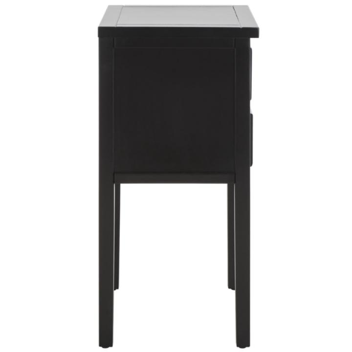 Black Bayur Mirsade Traditional Accent Table