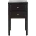 Black Bayur Mirsade Traditional Accent Table