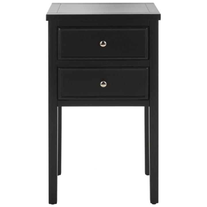 Black Bayur Mirsade Traditional Accent Table