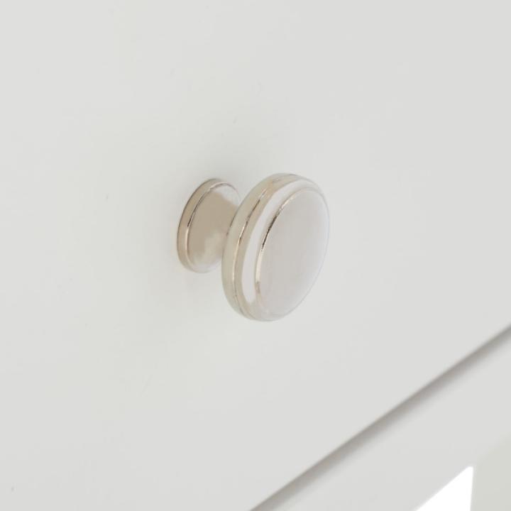 White Poplar Rozalia Transitional Accent Table