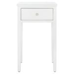 White Poplar Rozalia Transitional Accent Table