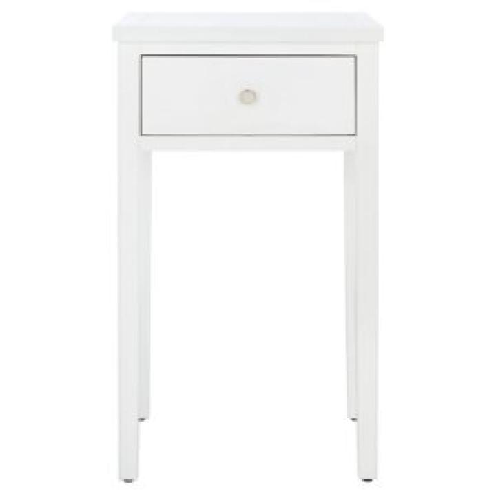 White Poplar Rozalia Transitional Accent Table