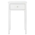 White Poplar Rozalia Transitional Accent Table