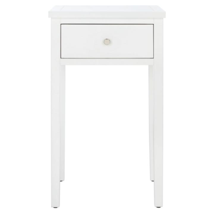 White Poplar Rozalia Transitional Accent Table