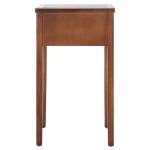 Brown Pine Rozalia Transitional Accent Table