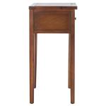 Brown Pine Rozalia Transitional Accent Table