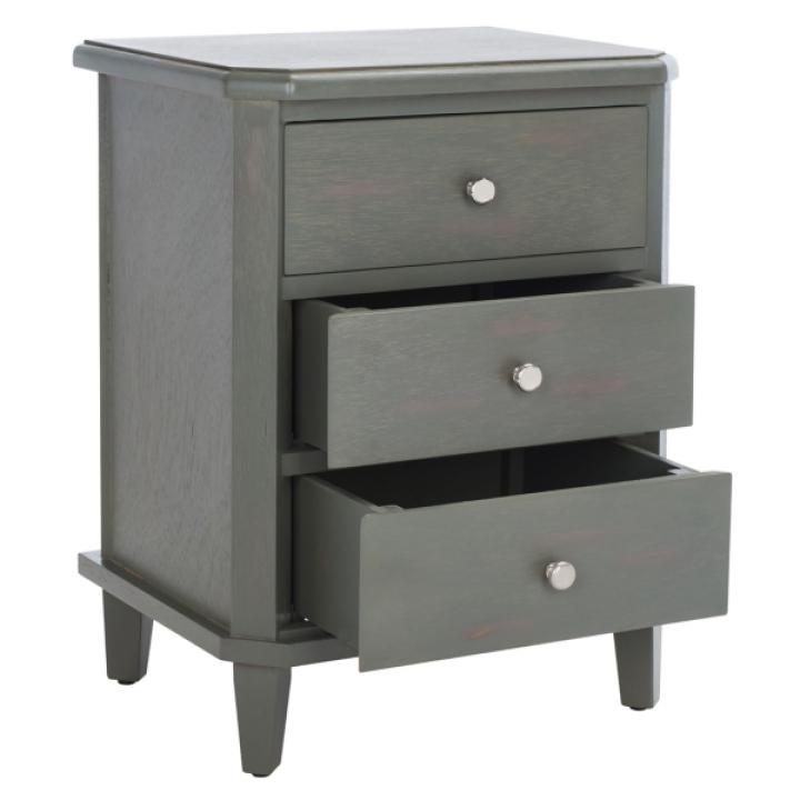 Gray Elm Lianne Transitional Accent Table