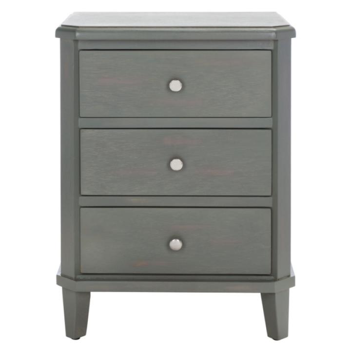 Gray Elm Lianne Transitional Accent Table