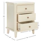 Ivory Poplar Lianne Transitional Accent Table
