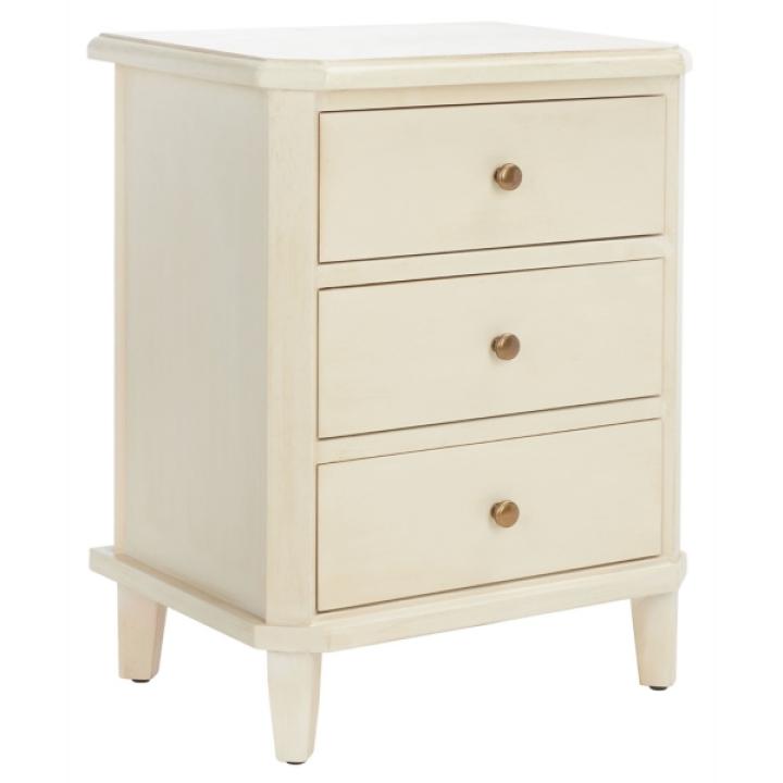 Ivory Poplar Lianne Transitional Accent Table