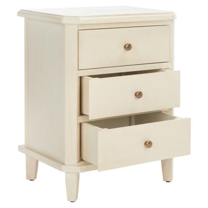 Ivory Poplar Lianne Transitional Accent Table