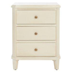 Ivory Poplar Lianne Transitional Accent Table
