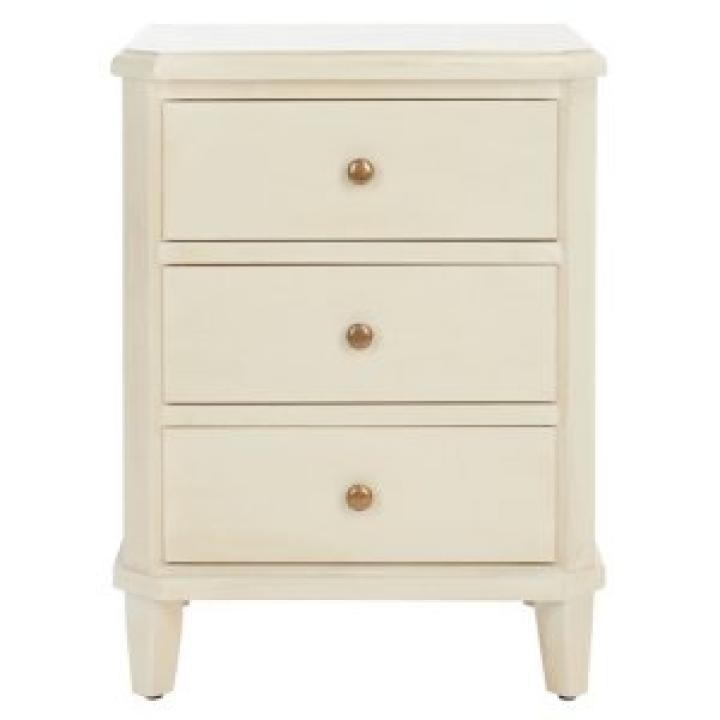 Ivory Poplar Lianne Transitional Accent Table