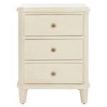 Ivory Poplar Lianne Transitional Accent Table