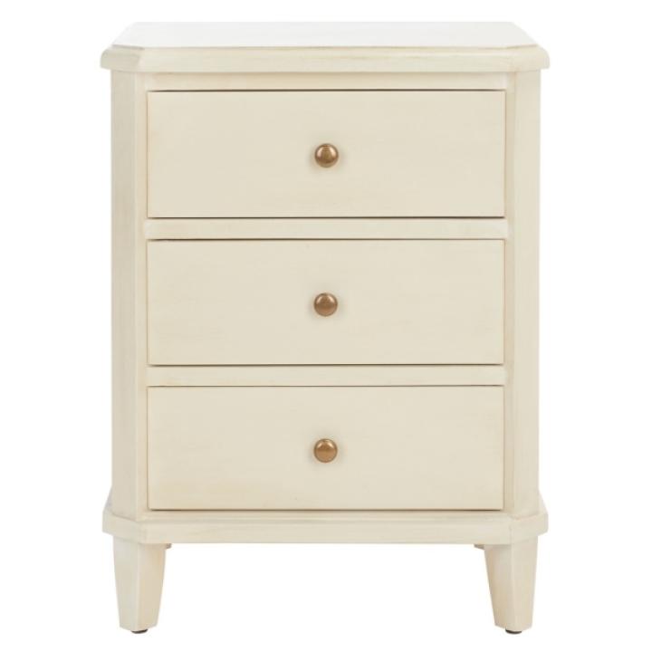 Ivory Poplar Lianne Transitional Accent Table