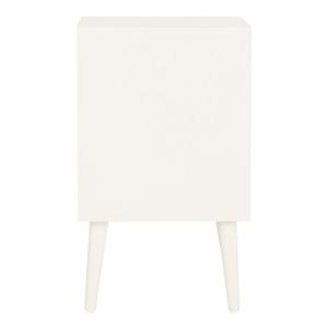 Ivory Pine Rosetta Mid-Century Accent Table