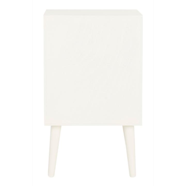 Ivory Pine Rosetta Mid-Century Accent Table