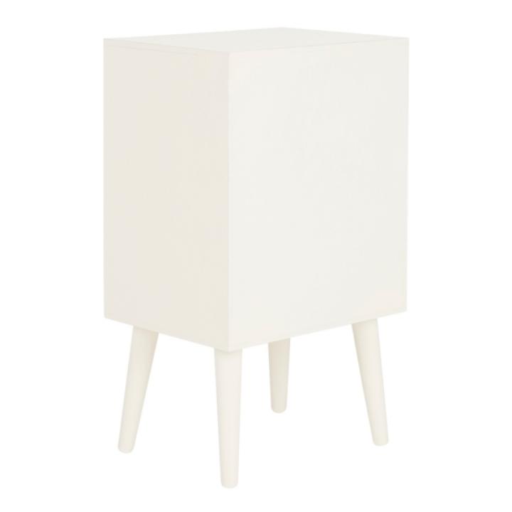 Ivory Pine Rosetta Mid-Century Accent Table