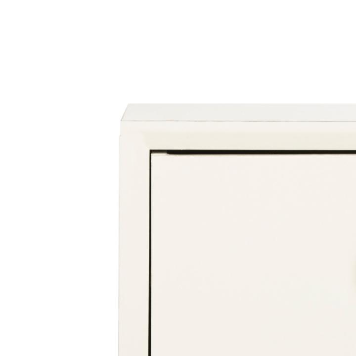 Ivory Pine Rosetta Mid-Century Accent Table