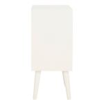 Ivory Pine Rosetta Mid-Century Accent Table