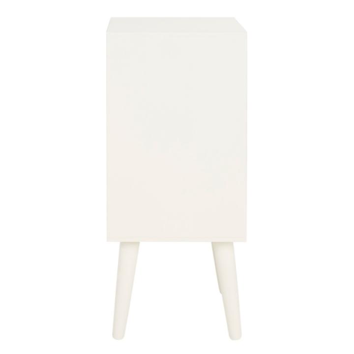 Ivory Pine Rosetta Mid-Century Accent Table