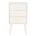 Ivory Pine Rosetta Mid-Century Accent Table