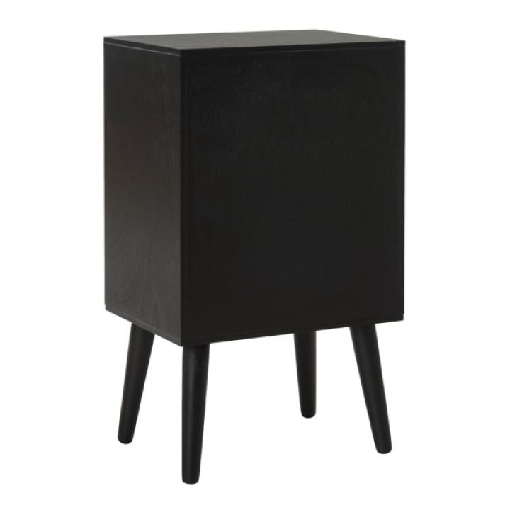 Black Pine Rosetta Mid-Century Accent Table
