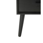 Black Pine Rosetta Mid-Century Accent Table