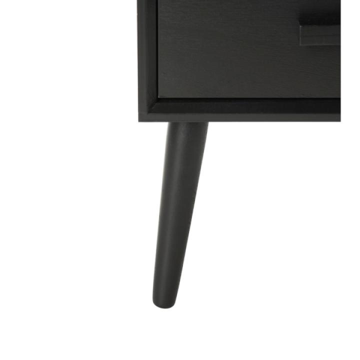 Black Pine Rosetta Mid-Century Accent Table