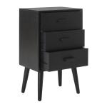 Black Pine Rosetta Mid-Century Accent Table