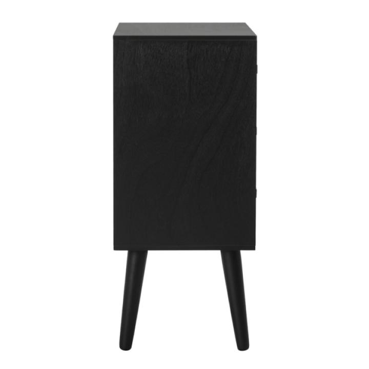 Black Pine Rosetta Mid-Century Accent Table