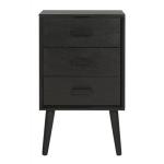 Black Pine Rosetta Mid-Century Accent Table