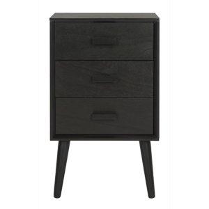 Black Pine Rosetta Mid-Century Accent Table