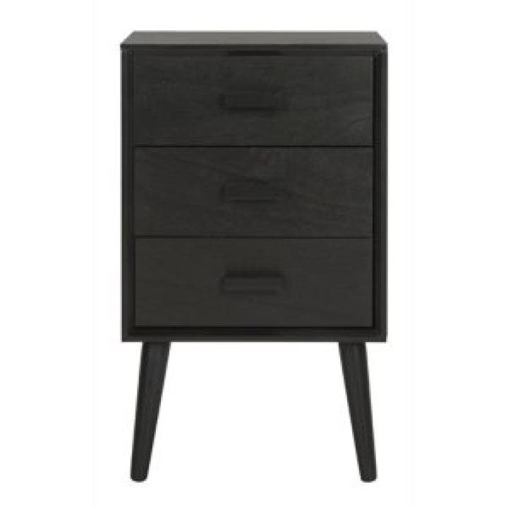 Black Pine Rosetta Mid-Century Accent Table