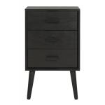 Black Pine Rosetta Mid-Century Accent Table